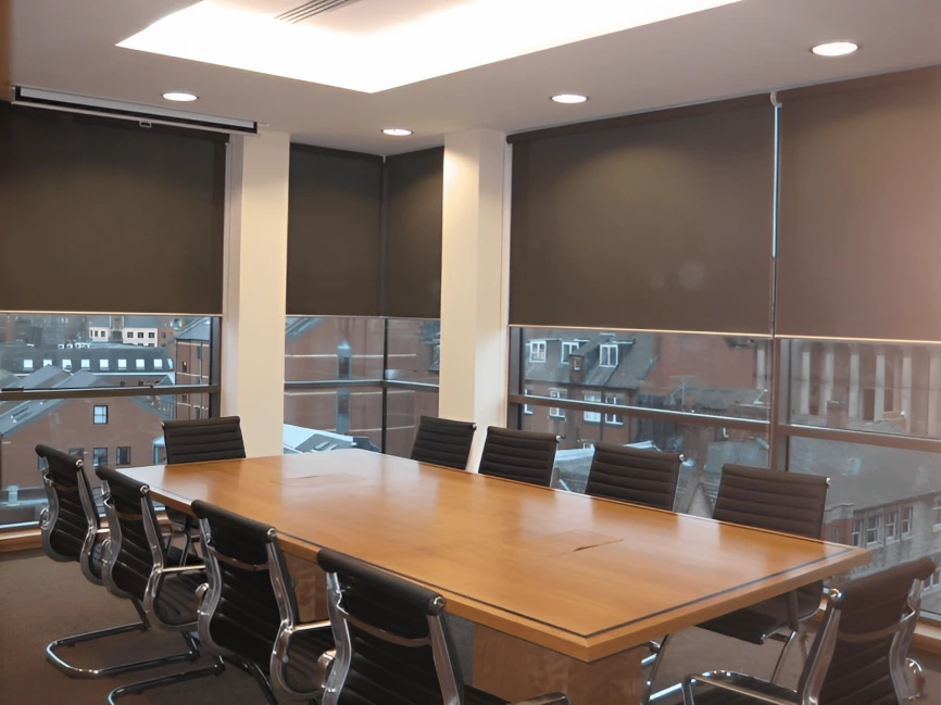 Large Roller Blinds for Meeting Room